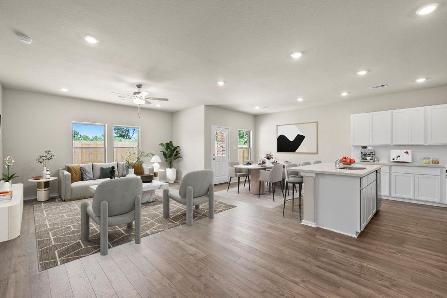 Furnished interior view inside a new home in Windcress, Cove (Image 10).