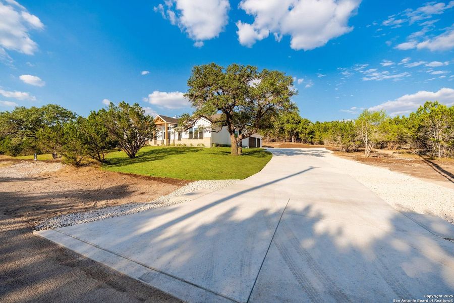 Exterior details and patio area of a home in , Boerne (Image 31).