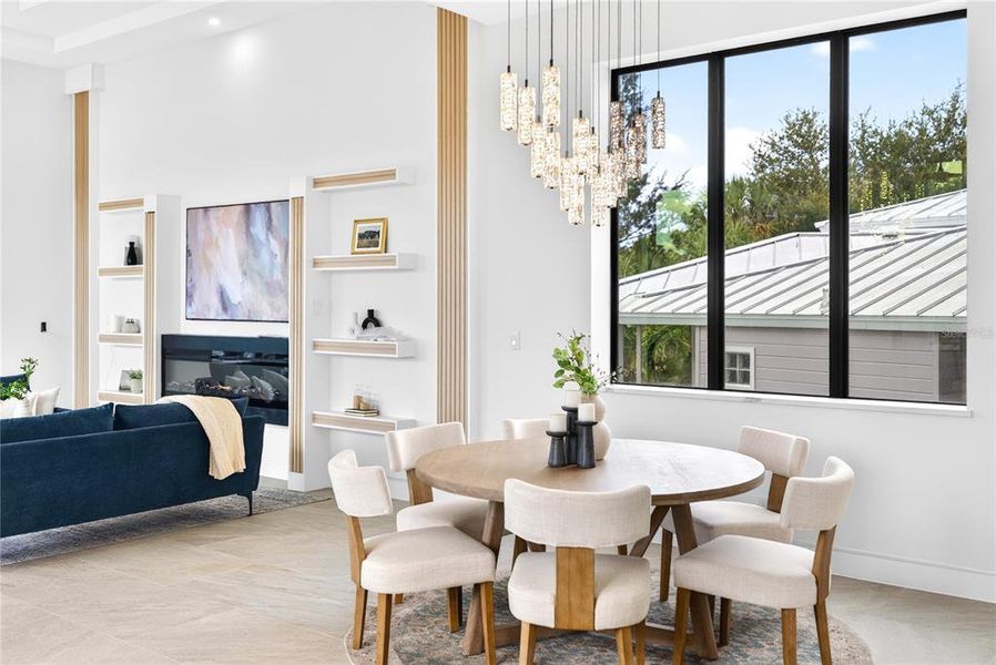 Furnished interior view inside a new home in , Sarasota (Image 9).