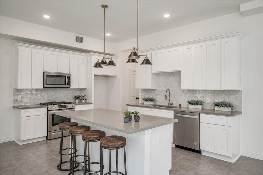 Furnished interior view inside a new home in , Missouri City (Image 17).