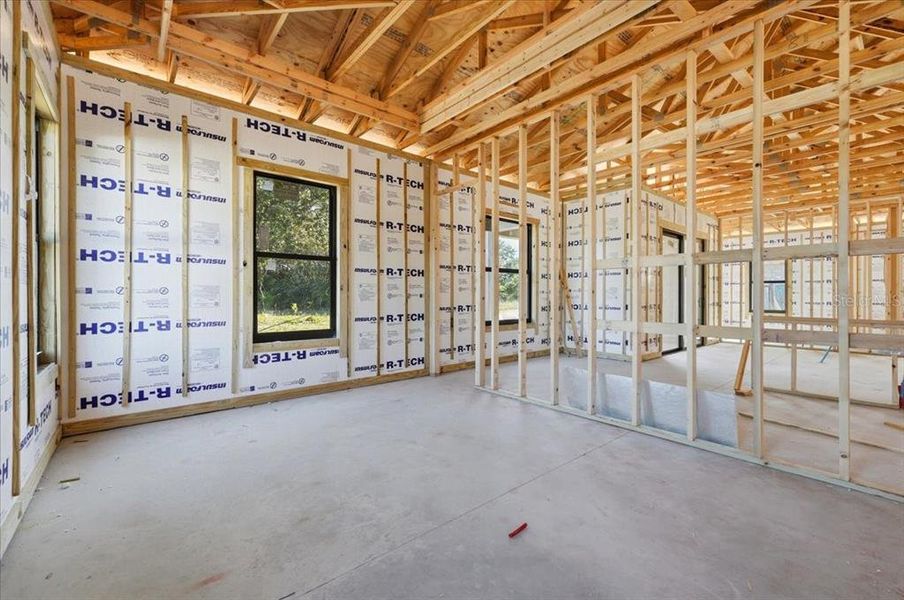 In-progress construction of a new home in , Avon Park, FL (Image 34).
