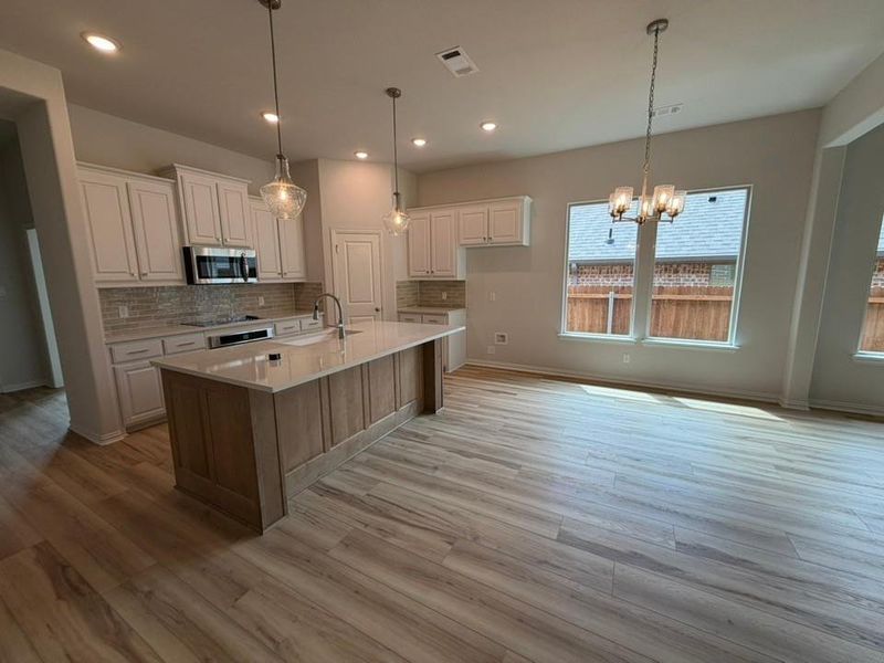 Furnished interior view inside a new home in Waterford Park, Weatherford (Image 5).