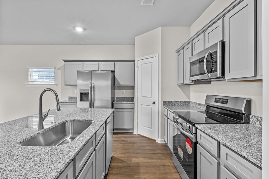 Furnished interior view inside a new home in South Lake Commons, Lexington (Image 5).
