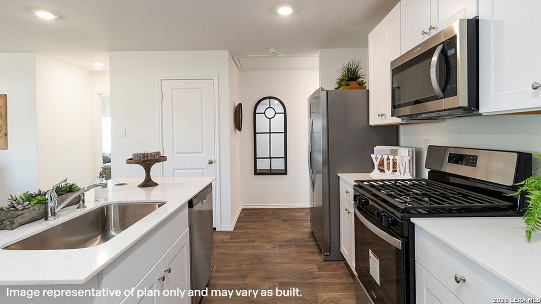 Furnished interior view inside a new home in Redbird Ranch, San Antonio (Image 16).