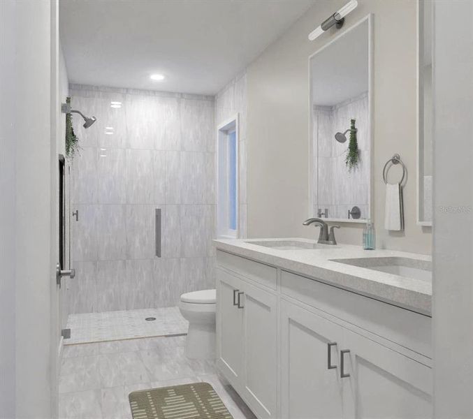 Furnished interior view inside a new home in , Longwood (Image 9).