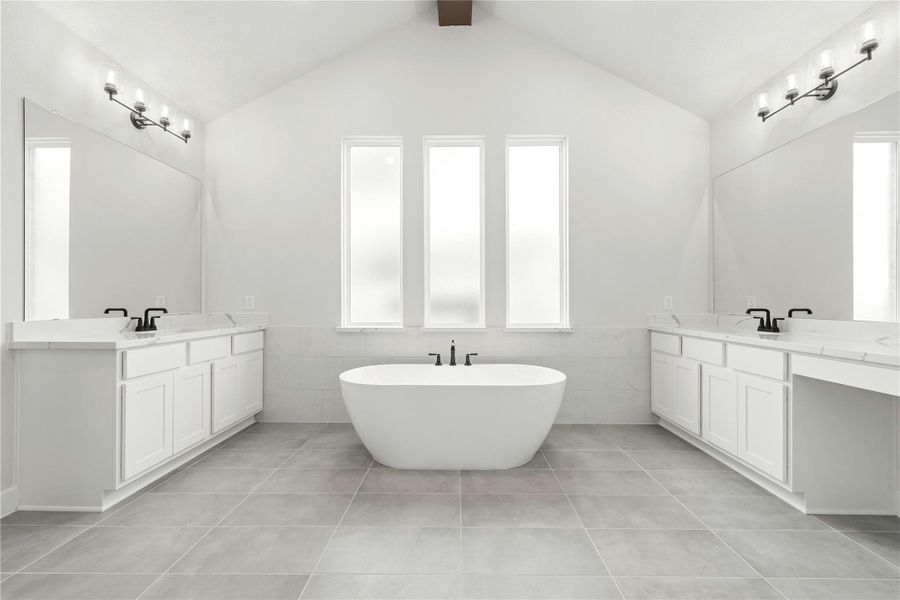 Furnished interior view inside a new home in The Woodlands Hills, Willis (Image 6).