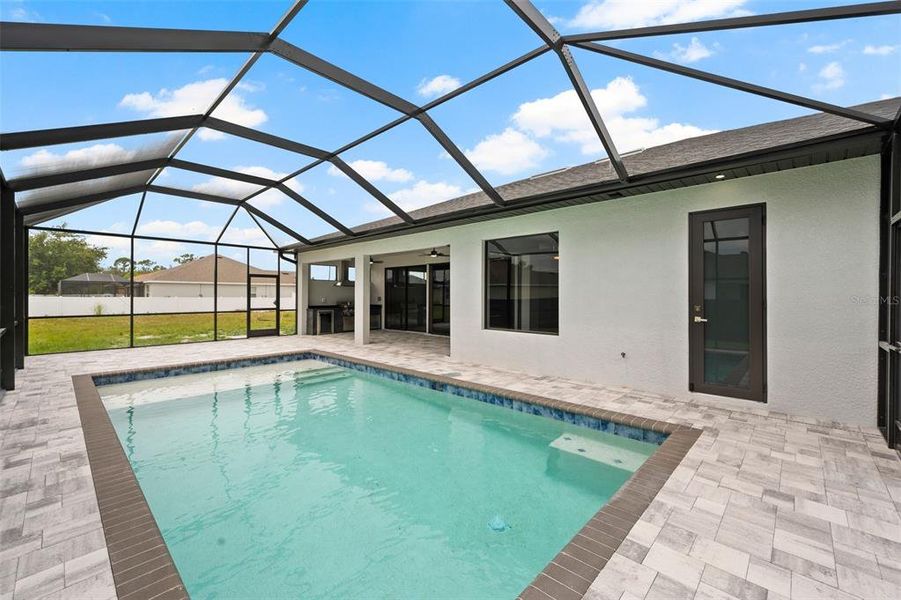 Exterior details and patio area of a home in , Cape Coral (Image 29).