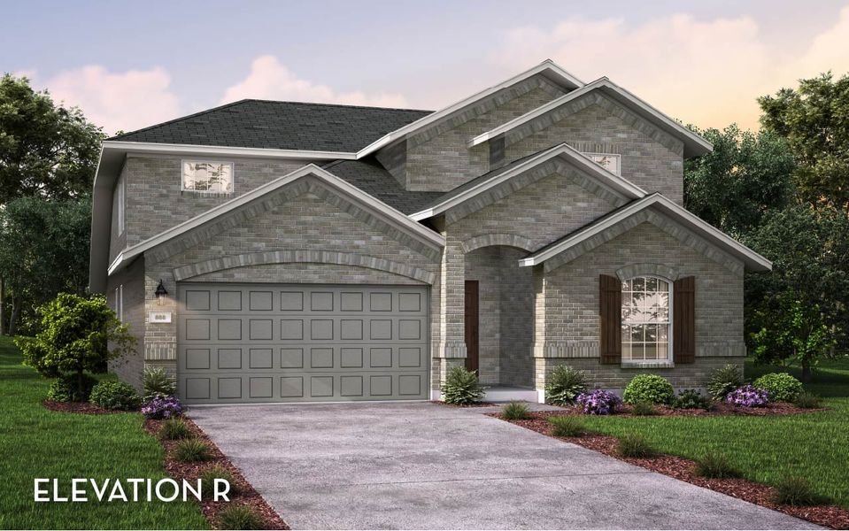 Representative exterior photo of a completed home built from the Yuma by CastleRock Communities in Green Meadows, Celina, TX (Image 4).