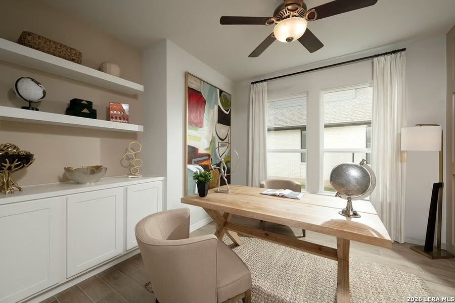 Furnished interior view inside a new home in The Parklands, Schertz (Image 7).