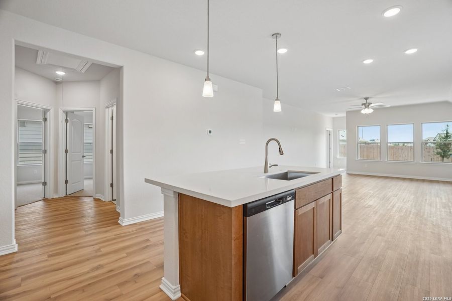 Furnished interior view inside a new home in Prairie Green, Converse (Image 7).