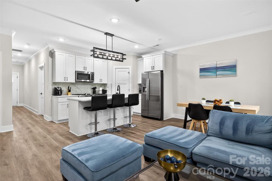 Furnished interior view inside a new home in , Charlotte (Image 13).