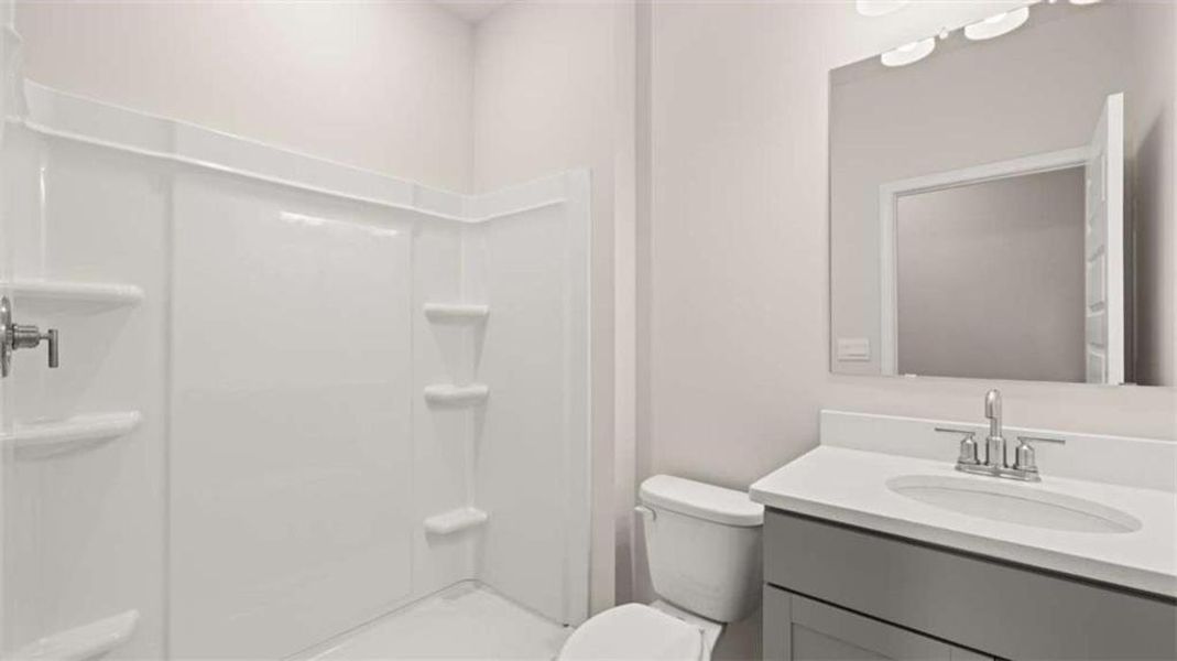 Furnished interior view inside a new home in Water Oak Estates, Lawrenceville (Image 9). Furnished interior view inside a new home in Water Oak Estates, Lawrenceville (Image 9).
