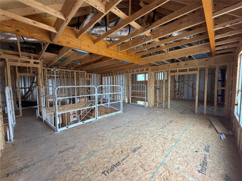 In-progress construction of a new home in Lariat, Liberty Hill, TX (Image 20).