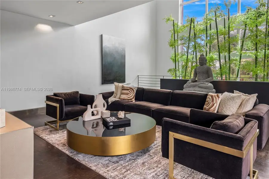 Furnished interior view inside a new home in , Miami (Image 36).