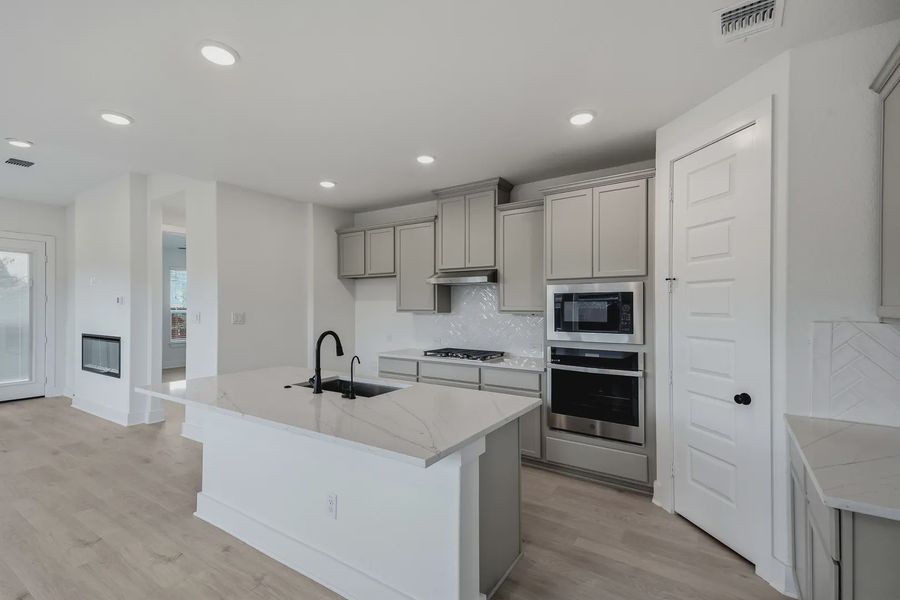 Furnished interior view inside a new home in Stillwater Ranch, San Antonio (Image 6).