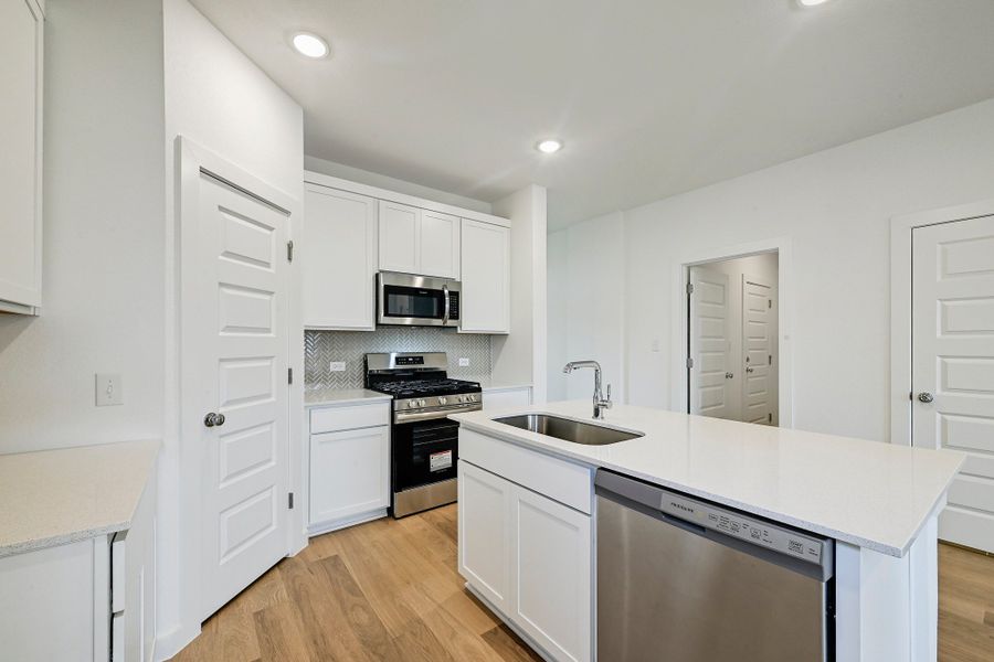 Furnished interior view inside a new home in Prairie Winds, Hutto (Image 9).