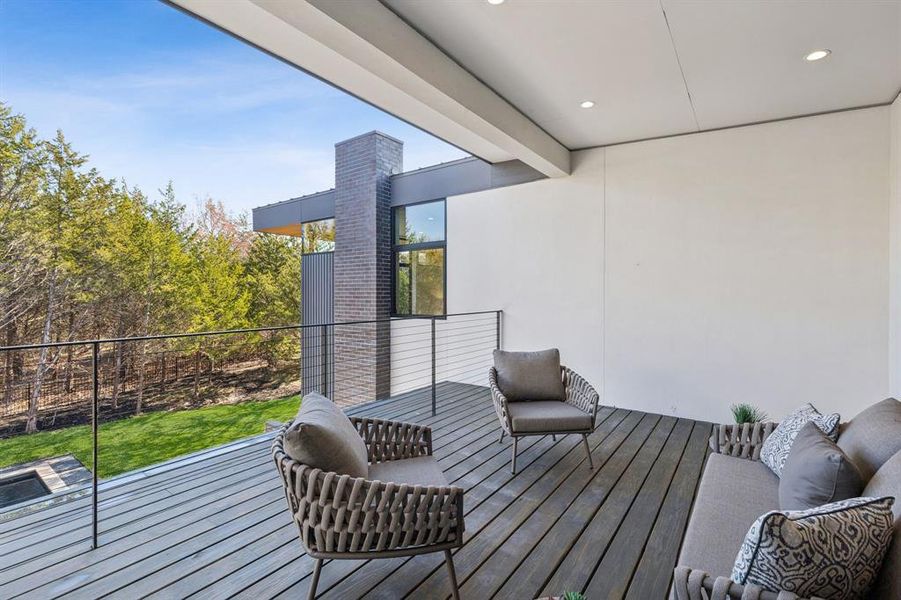 Exterior details and patio area of a home in , McKinney (Image 25).