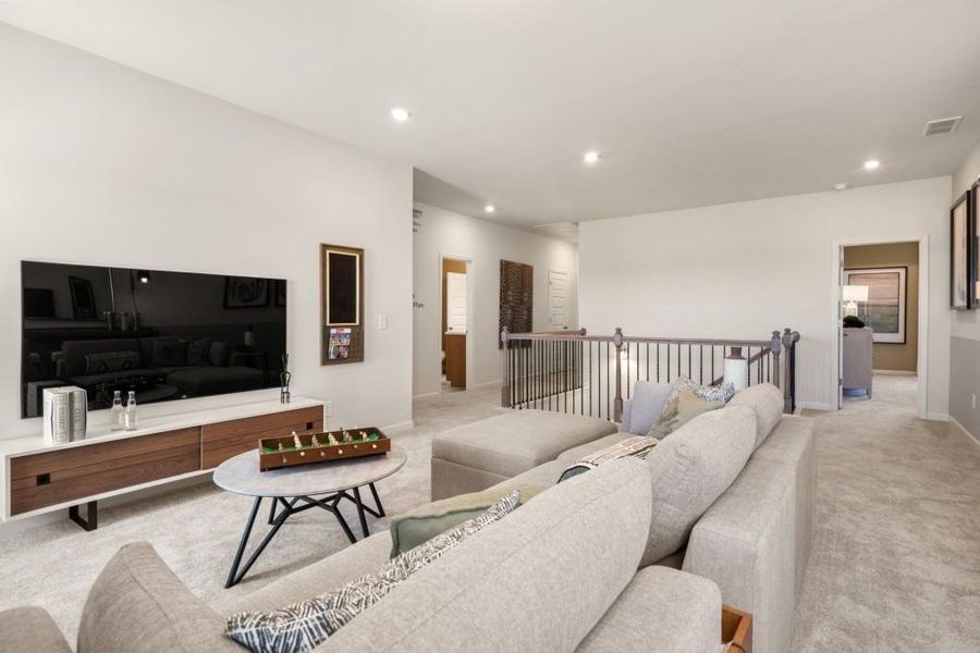 Furnished interior view inside a new home in Jones Ridge, Dallas (Image 12).