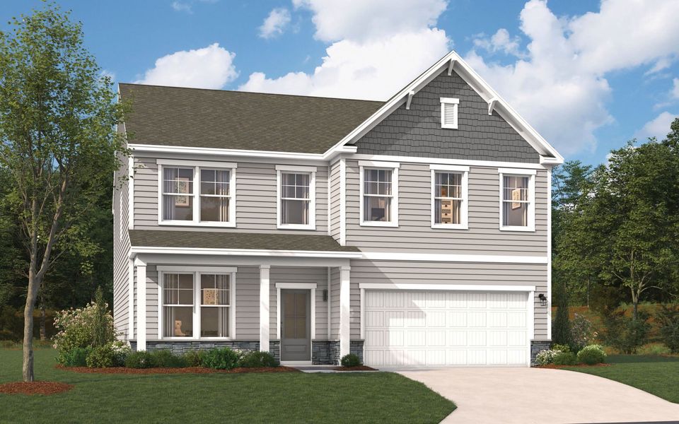 Representative exterior photo of a completed home built from the The Kershaw by Stanley Martin Homes in Riverside Ridge, Lawrenceville, GA (Image 85).