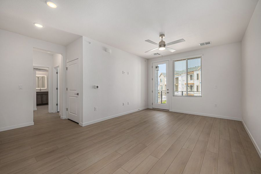 Spacious, unfurnished interior of a new home in The Residences at Victory Ridge, Colorado Springs (Image 12). Spacious, unfurnished interior of a new home in The Residences at Victory Ridge, Colorado Springs (Image 12).