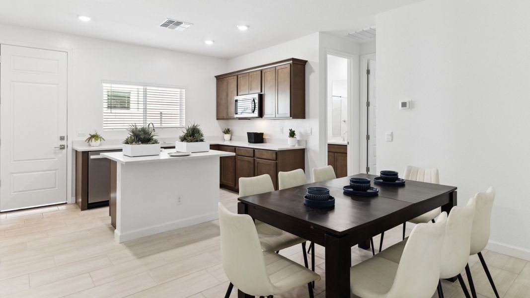 Furnished interior view inside a new home in Desert Moon Estates, Buckeye (Image 24).