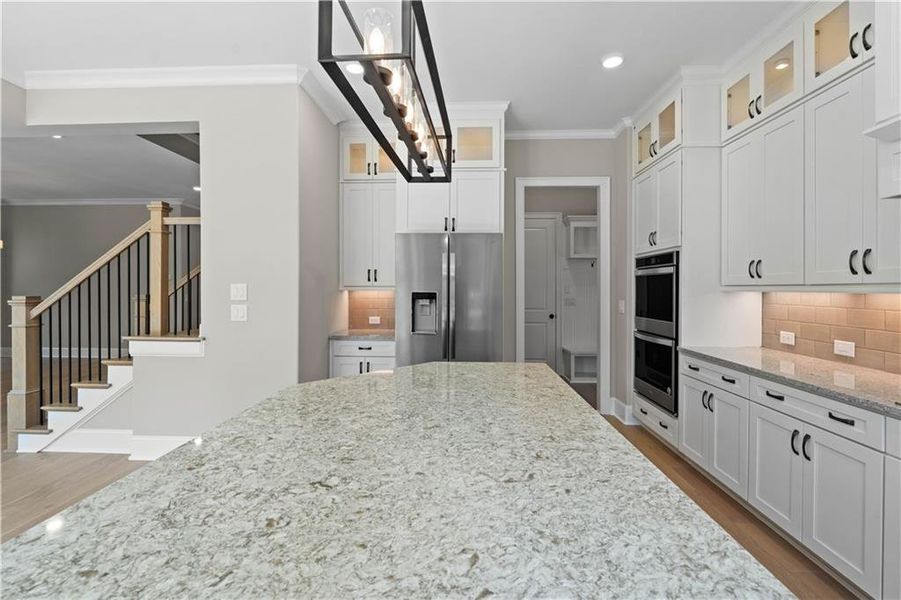 Furnished interior view inside a new home in Bellwyn, Johns Creek (Image 17).