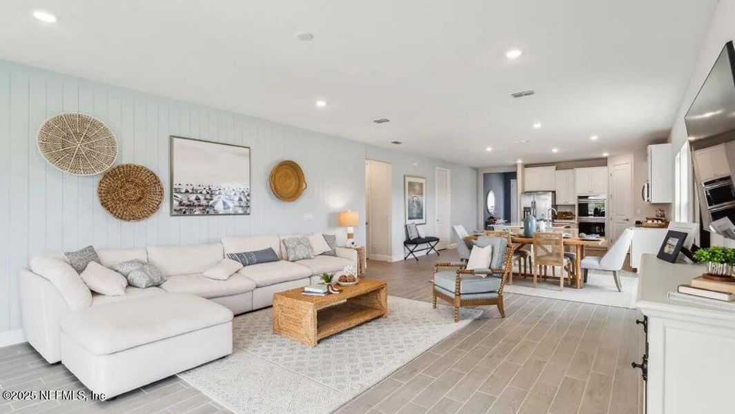 Furnished interior view inside a new home in Silver Falls Single Family at SilverLeaf: Silver Falls 50s at SilverLeaf, St. Augustine (Image 3). Furnished interior view inside a new home in Silver Falls Single Family at SilverLeaf: Silver Falls 50s at SilverLeaf, St. Augustine (Image 3).