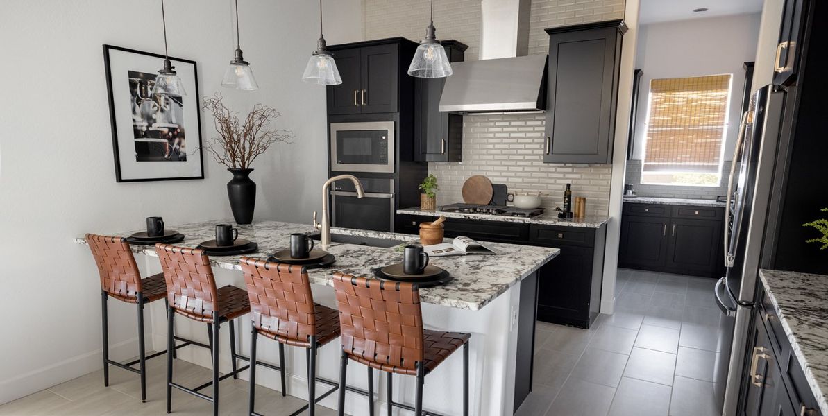 Furnished interior view inside a new home in Horizon at The Dells, Prescott (Image 7). Furnished interior view inside a new home in Horizon at The Dells, Prescott (Image 7).