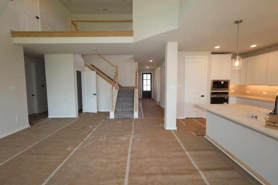 In-progress construction of a new home in Sundance Cove Lakeside - Overlook View Collection, Crosby, TX (Image 11).