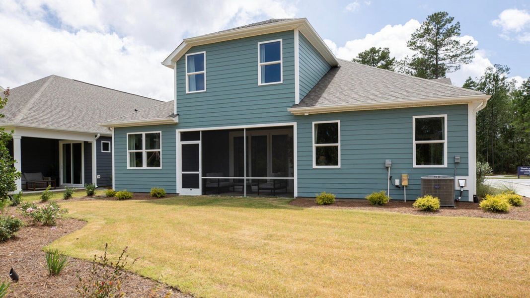 Representative exterior photo of a completed home built from the MADISON by D.R. Horton in Indigo Preserve, Leland, NC (Image 21). Representative exterior photo of a completed home built from the MADISON by D.R. Horton in Indigo Preserve, Leland, NC (Image 21).