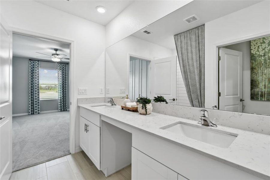 Furnished interior view inside a new home in , San Antonio (Image 7).
