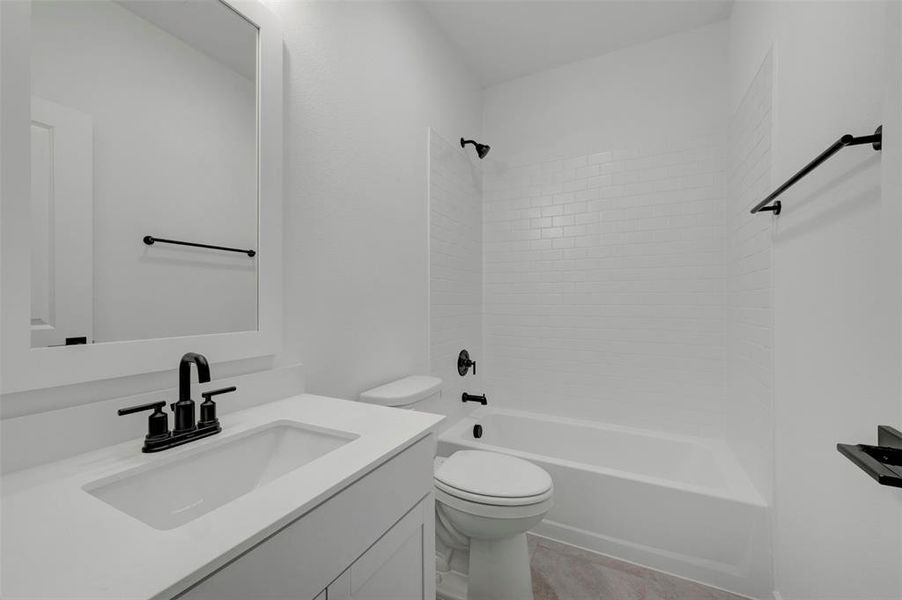 Furnished interior view inside a new home in Aspire at Reunion, Newark (Image 14).