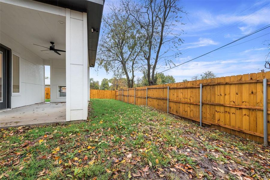 Exterior details and patio area of a home in , Dallas (Image 23). Exterior details and patio area of a home in , Dallas (Image 23).