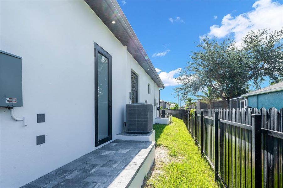 Exterior details and patio area of a home in , Cape Coral (Image 38).