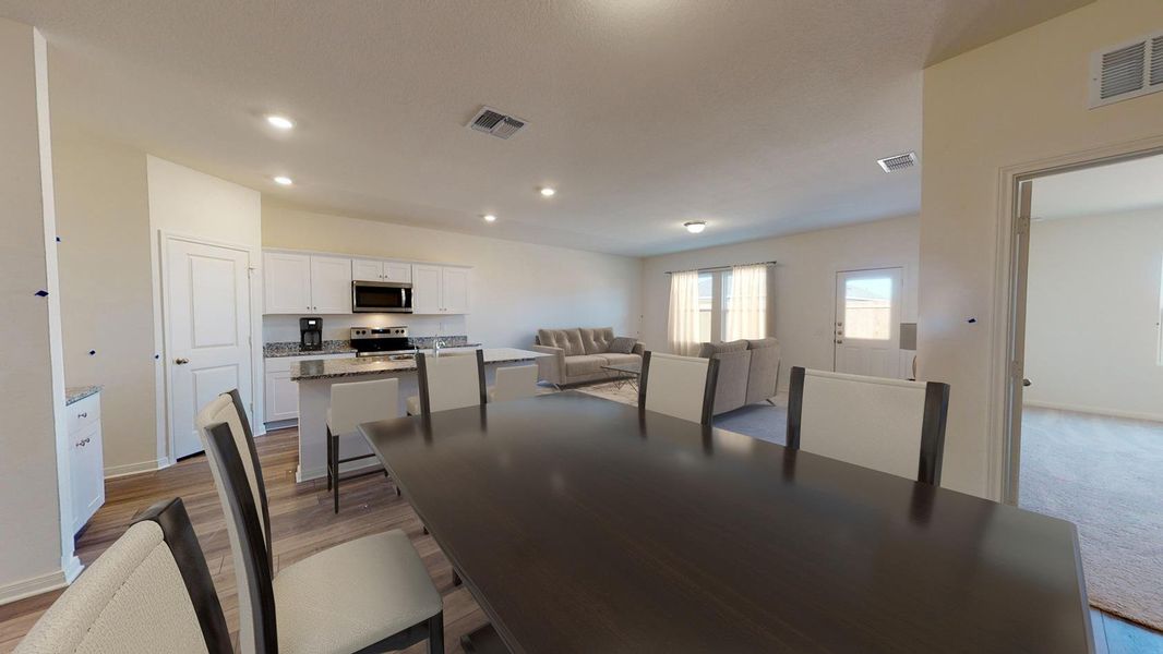Furnished interior view inside a new home in Rolling Glen, Hutto (Image 4).