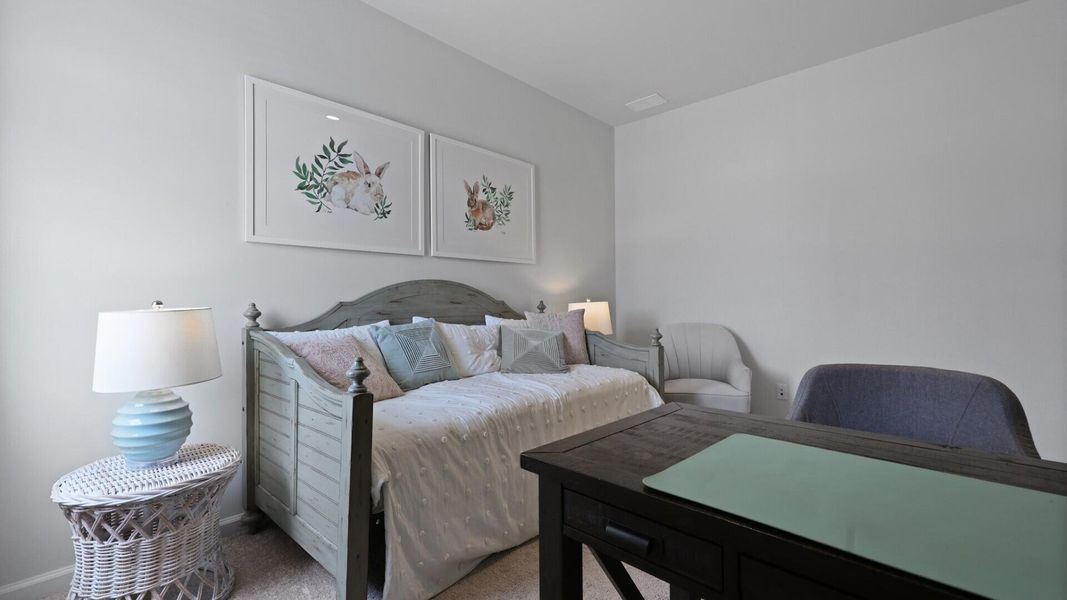 Furnished interior view inside a new home in Pine Hills at Cane Bay, Summerville (Image 29). Furnished interior view inside a new home in Pine Hills at Cane Bay, Summerville (Image 29).