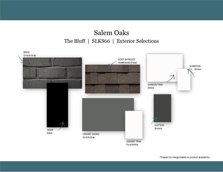 Sample of building materials used in homes in Salem Oaks, Rockvale (Image 3).