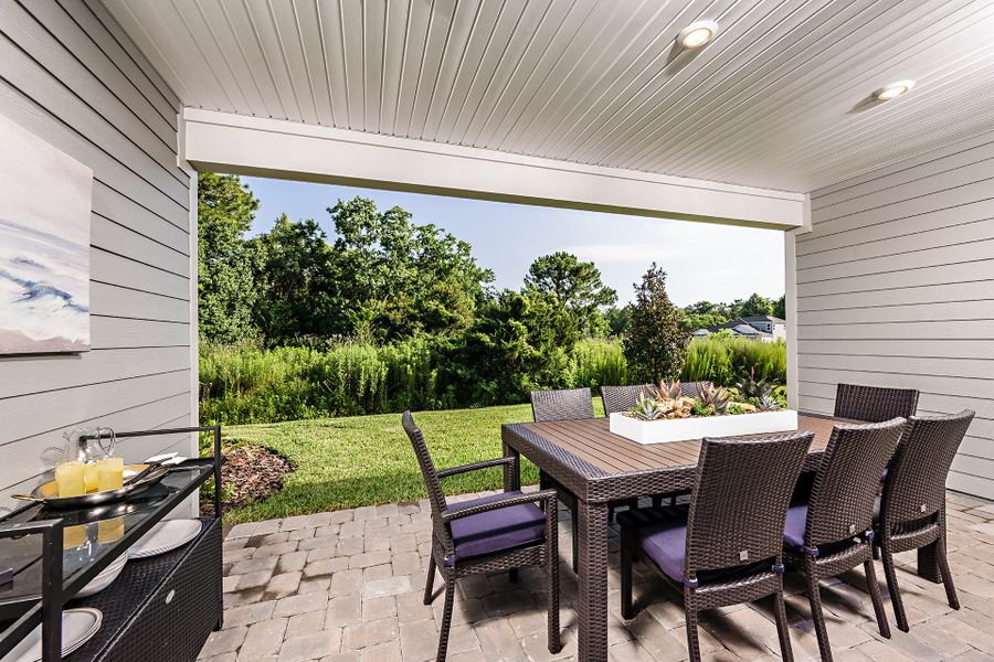 Representative furnished interior of a home built from the Torres by Taylor Morrison in Headwaters at Lofton Creek, Yulee (Image 17).