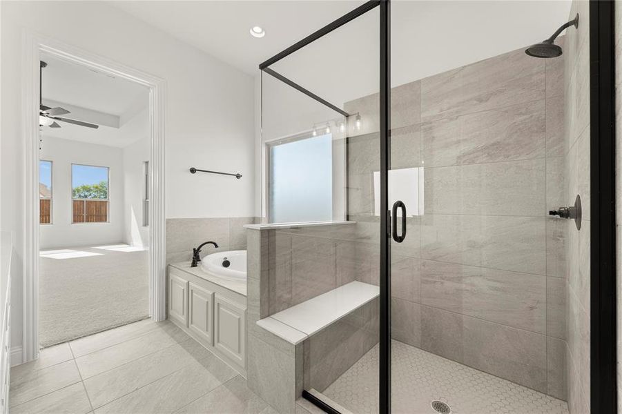 Furnished interior view inside a new home in River Ranch, Van Alstyne (Image 7). Furnished interior view inside a new home in River Ranch, Van Alstyne (Image 7).