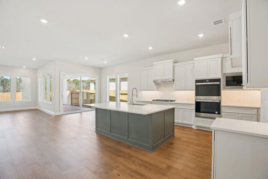 Furnished interior view inside a new home in Woodhavyn 50', Magnolia (Image 7).