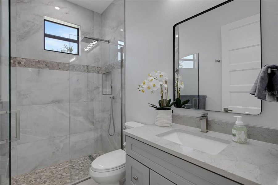 Furnished interior view inside a new home in , Nokomis (Image 28).