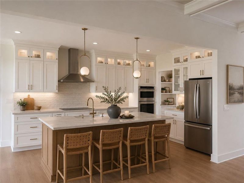Furnished interior view inside a new home in , Clermont (Image 3).