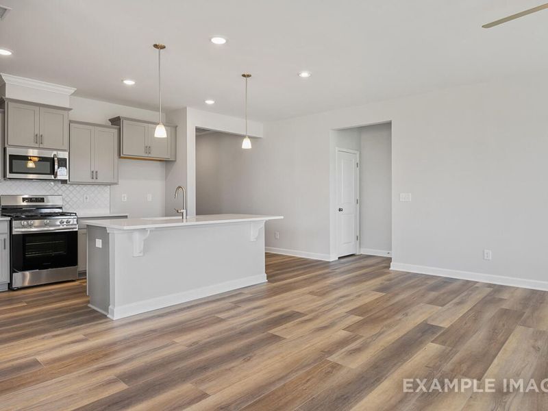 Spacious, unfurnished interior of a new home in Retreat at North Main, Lillington (Image 9).