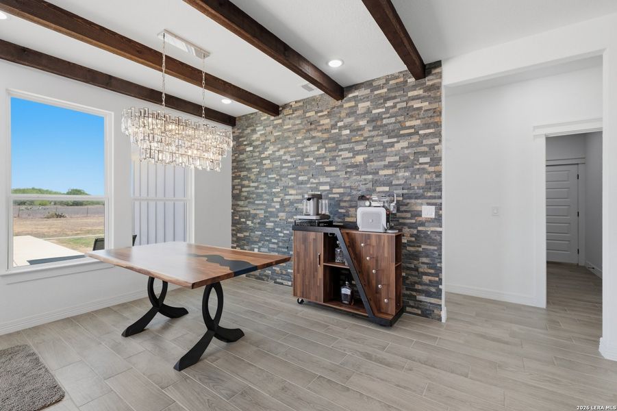 Furnished interior view inside a new home in , Floresville (Image 7).