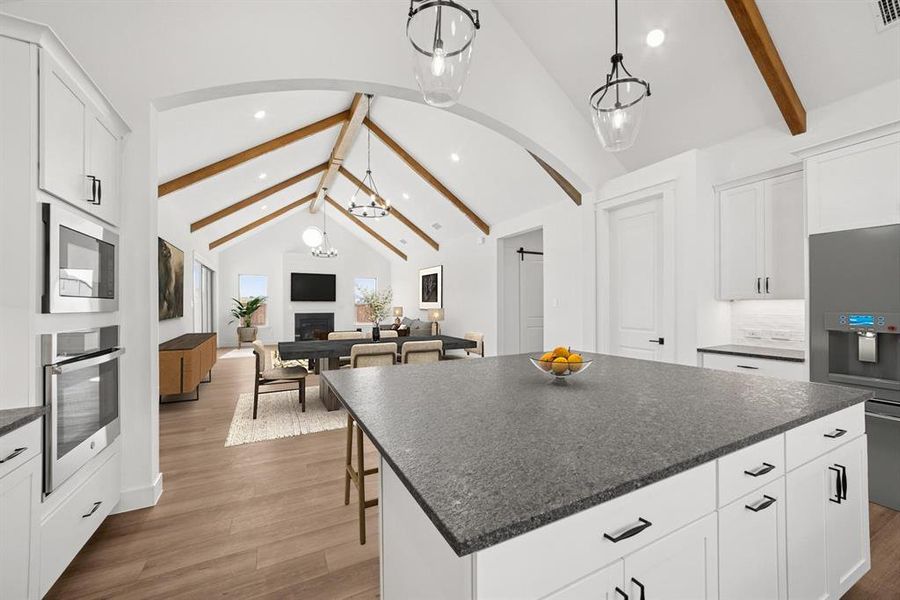 Furnished interior view inside a new home in Wellington, Haslet (Image 27).