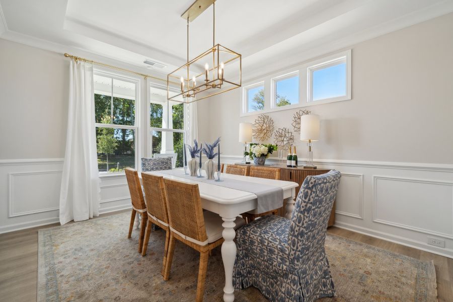 Furnished interior view inside a new home in The Coves on Lake Wylie, Charlotte (Image 5).