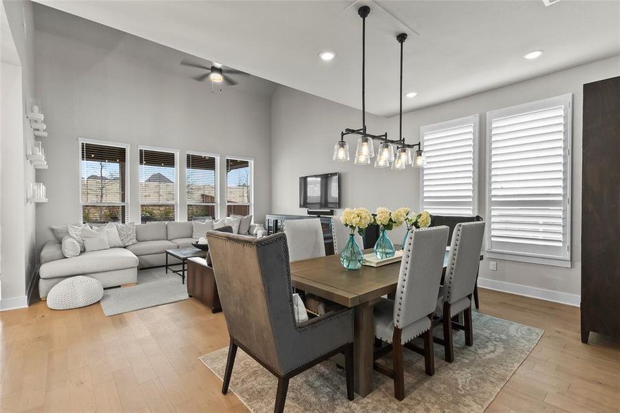 Furnished interior view inside a new home in Trinity Falls, McKinney (Image 11).