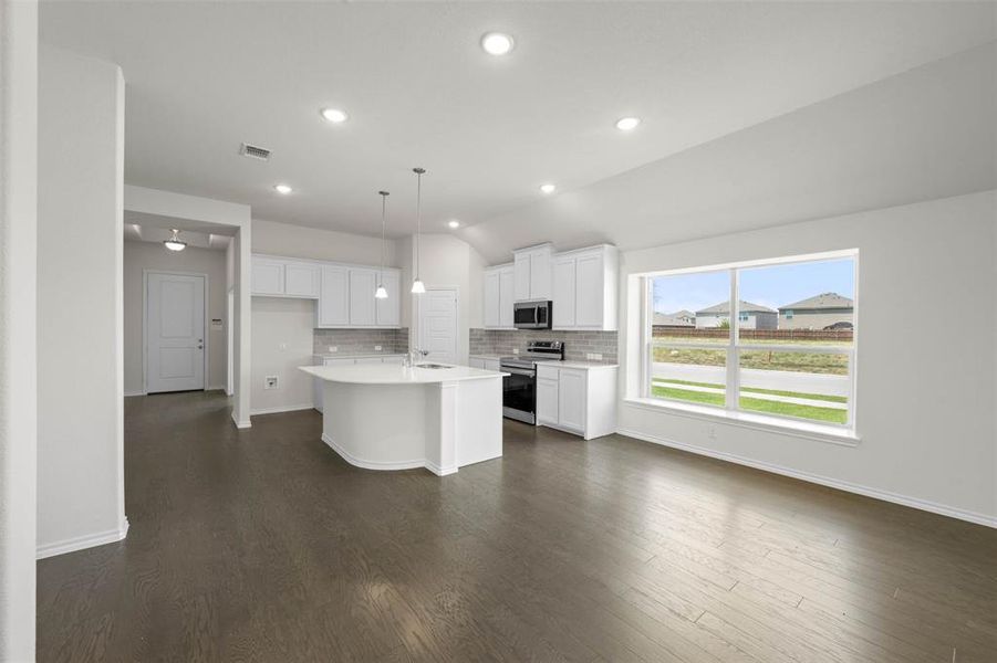 Furnished interior view inside a new home in Summer Crest, Fort Worth (Image 7).