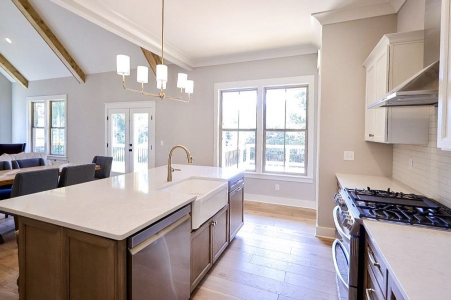 Furnished interior view inside a new home in Creekside, Cleveland (Image 42).