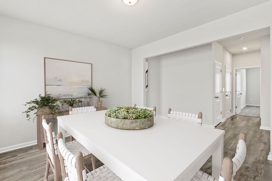 Furnished interior view inside a new home in Zanes Creek, Inman (Image 4).